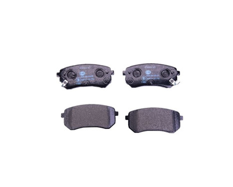 Brake Pad Set, disc brake 8DB 355 006-581 Hella