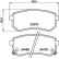 Brake Pad Set, disc brake 8DB 355 006-581 Hella, Thumbnail 4
