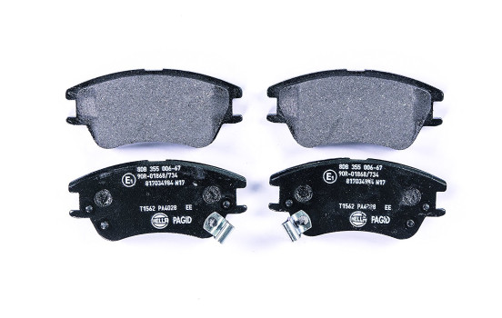 Brake Pad Set, disc brake 8DB 355 006-671 Hella