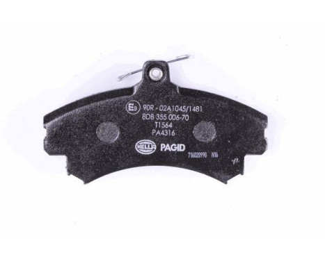 Brake Pad Set, disc brake 8DB 355 006-701 Hella Pagid GmbH, Image 2