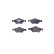 Brake Pad Set, disc brake 8DB 355 006-721 Hella