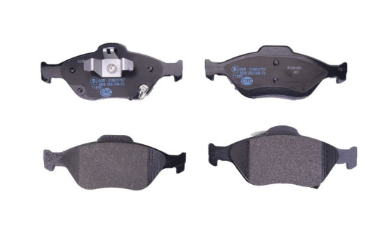 Brake Pad Set, disc brake 8DB 355 006-721 Hella, Image 2