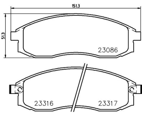 Brake Pad Set, disc brake 8DB 355 006-731 Hella, Image 4