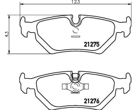 Brake Pad Set, disc brake 8DB 355 006-841 Hella, Image 4