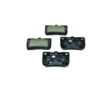 Brake Pad Set, disc brake 8DB 355 006-971 Hella