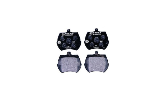 Brake Pad Set, disc brake 8DB 355 007-081 Hella