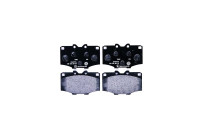 Brake Pad Set, disc brake 8DB 355 007-301 Hella