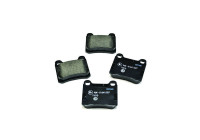 Brake Pad Set, disc brake 8DB 355 007-351 Hella