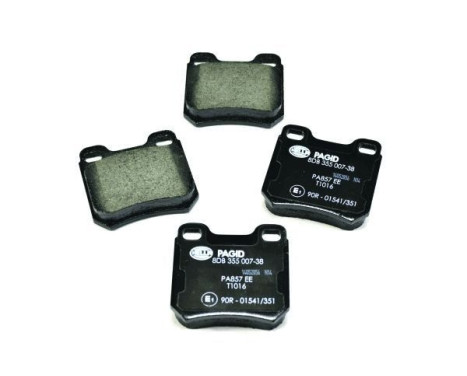 Brake Pad Set, disc brake 8DB 355 007-381 Hella Pagid GmbH