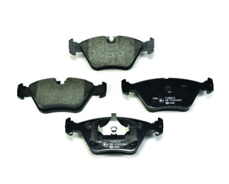Brake Pad Set, disc brake 8DB 355 007-411 Hella Pagid GmbH, Image 2