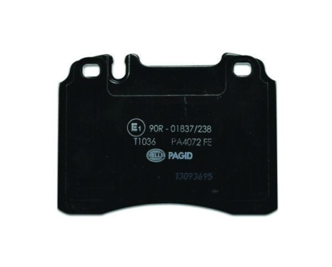 Brake Pad Set, disc brake 8DB 355 007-471 Hella Pagid GmbH, Image 3