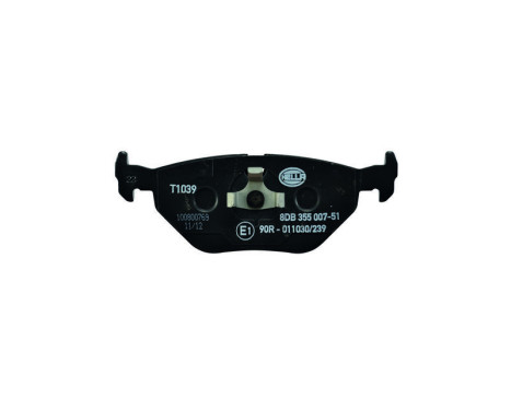 Brake Pad Set, disc brake 8DB 355 007-511 Hella, Image 2