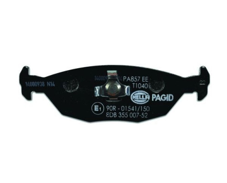 Brake Pad Set, disc brake 8DB 355 007-521 Hella Pagid GmbH, Image 3