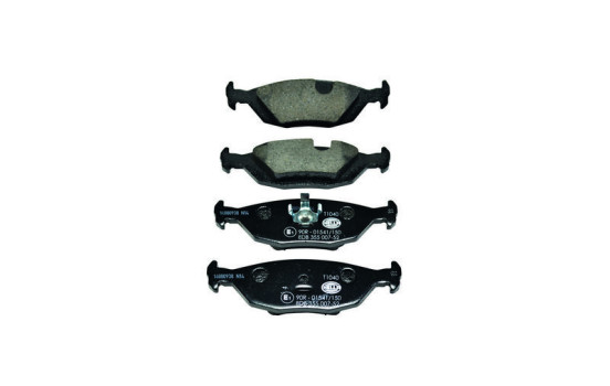 Brake Pad Set, disc brake 8DB 355 007-521 Hella