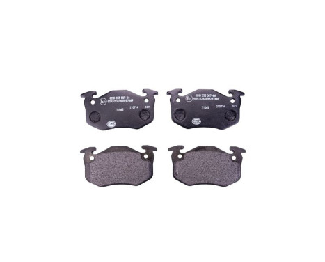 Brake Pad Set, disc brake 8DB 355 007-661 Hella