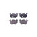 Brake Pad Set, disc brake 8DB 355 007-661 Hella