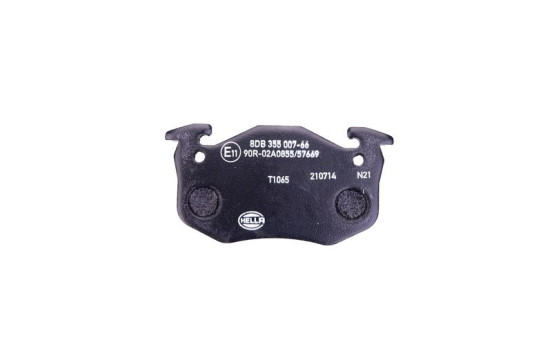 Brake Pad Set, disc brake 8DB 355 007-661 Hella, Image 2