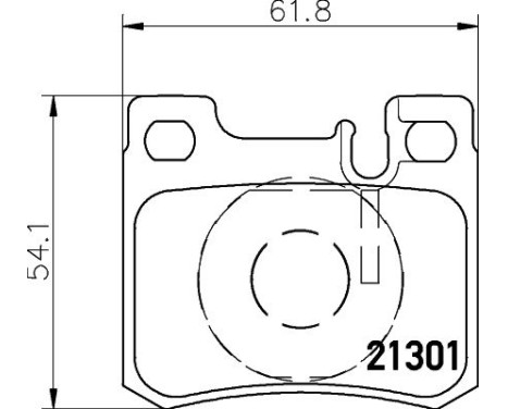 Brake Pad Set, disc brake 8DB 355 007-671 Hella, Image 4