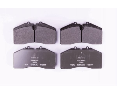 Brake Pad Set, disc brake 8DB 355 007-701 Hella, Image 2