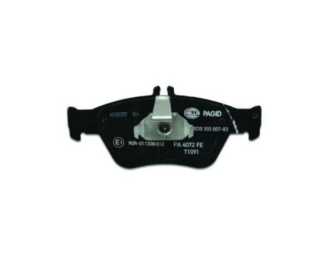Brake Pad Set, disc brake 8DB 355 007-831 Hella Pagid GmbH, Image 3