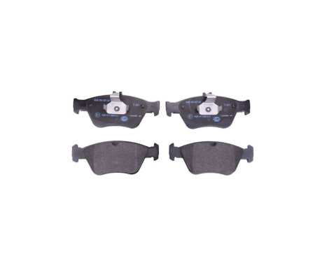 Brake Pad Set, disc brake 8DB 355 007-831 Hella