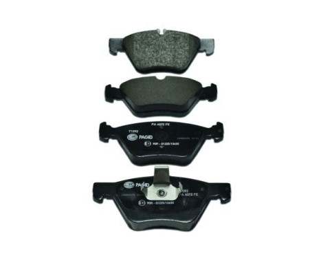 Brake Pad Set, disc brake 8DB 355 007-861 Hella Pagid GmbH, Image 2