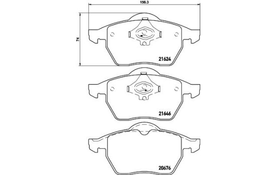 Brake Pad Set, disc brake 8DB 355 007-881 Hella, Image 4