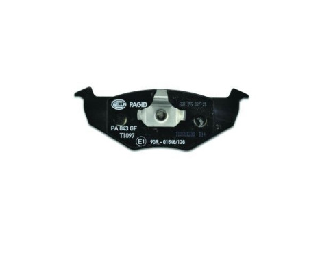 Brake Pad Set, disc brake 8DB 355 007-911 Hella Pagid GmbH, Image 2