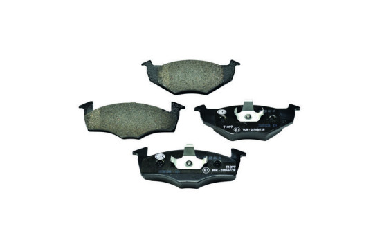Brake Pad Set, disc brake 8DB 355 007-911 Hella