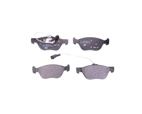 Brake Pad Set, disc brake 8DB 355 007-931 Hella