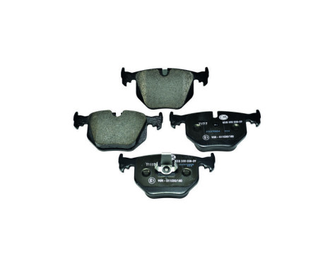 Brake Pad Set, disc brake 8DB 355 008-091 Hella