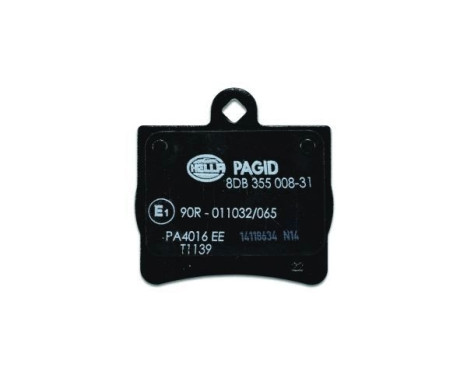 Brake Pad Set, disc brake 8DB 355 008-311 Hella Pagid GmbH, Image 2