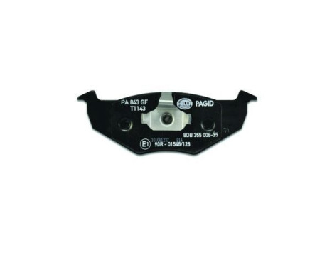 Brake Pad Set, disc brake 8DB 355 008-351 Hella Pagid GmbH, Image 2