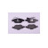 Brake Pad Set, disc brake 8DB 355 008-421 Hella