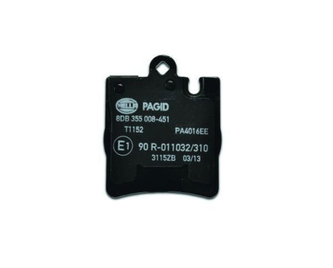 Brake Pad Set, disc brake 8DB 355 008-451 Hella Pagid GmbH, Image 3