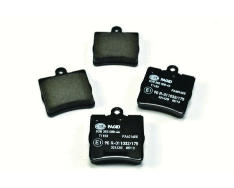 Brake Pad Set, disc brake 8DB 355 008-461 Hella Pagid GmbH