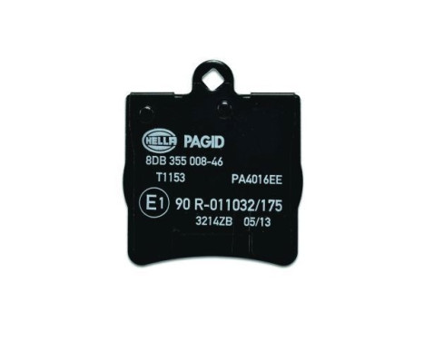 Brake Pad Set, disc brake 8DB 355 008-461 Hella Pagid GmbH, Image 2