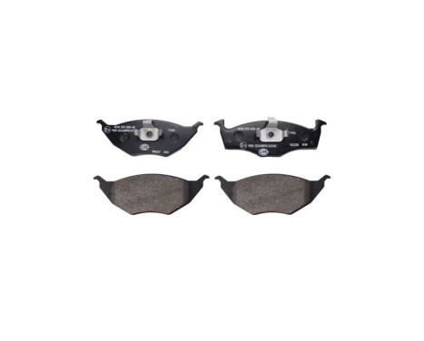 Brake Pad Set, disc brake 8DB 355 008-481 Hella