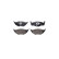 Brake Pad Set, disc brake 8DB 355 008-481 Hella