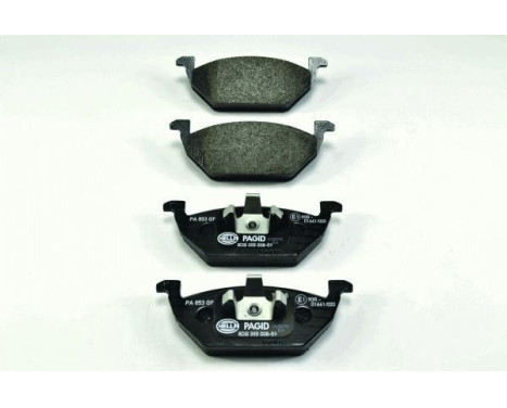 Brake Pad Set, disc brake 8DB 355 008-591 Hella