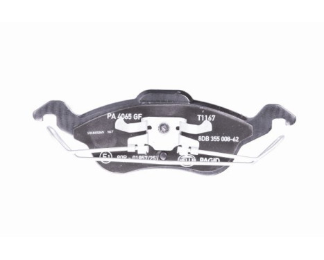 Brake Pad Set, disc brake 8DB 355 008-621 Hella, Image 2