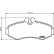 Brake Pad Set, disc brake 8DB 355 008-631 Hella