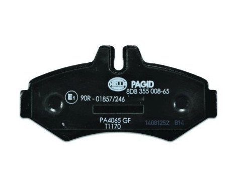 Brake Pad Set, disc brake 8DB 355 008-651 Hella Pagid GmbH, Image 3