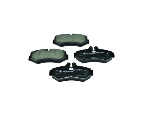 Brake Pad Set, disc brake 8DB 355 008-651 Hella