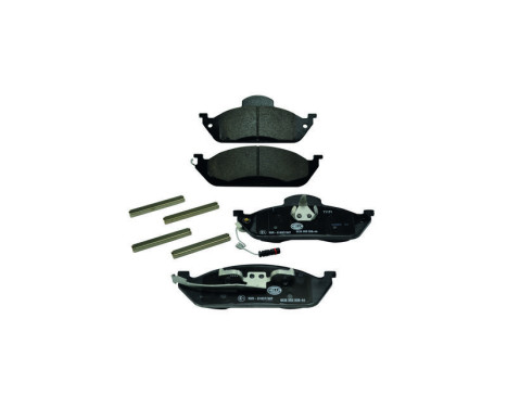 Brake Pad Set, disc brake 8DB 355 008-661 Hella