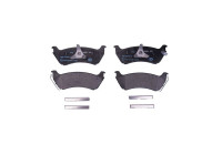 Brake Pad Set, disc brake 8DB 355 008-671 Hella