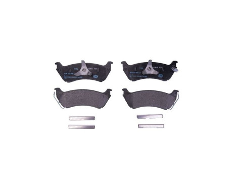 Brake Pad Set, disc brake 8DB 355 008-671 Hella