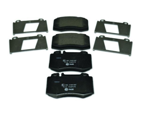Brake Pad Set, disc brake 8DB 355 008-691 Hella Pagid GmbH, Image 2