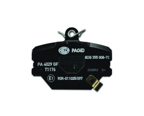 Brake Pad Set, disc brake 8DB 355 008-721 Hella Pagid GmbH, Image 3