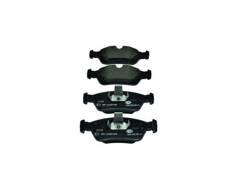 Brake Pad Set, disc brake 8DB 355 008-741 Hella